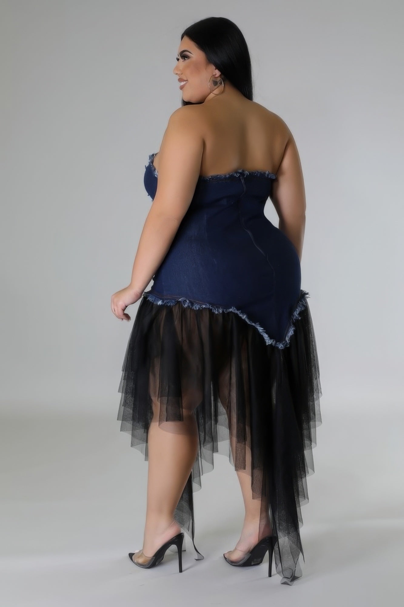 Denim Down Dress