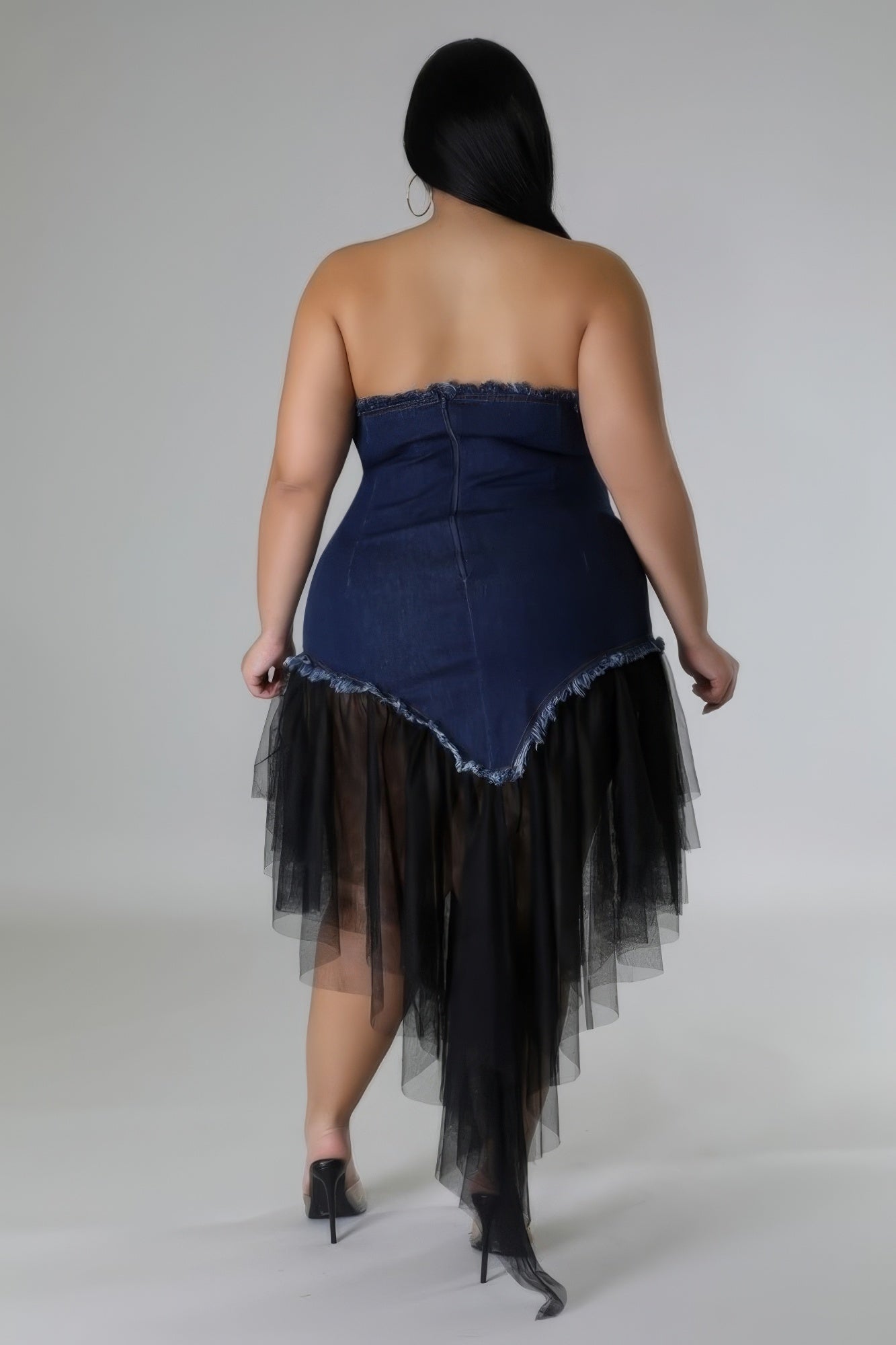 Denim Down Dress