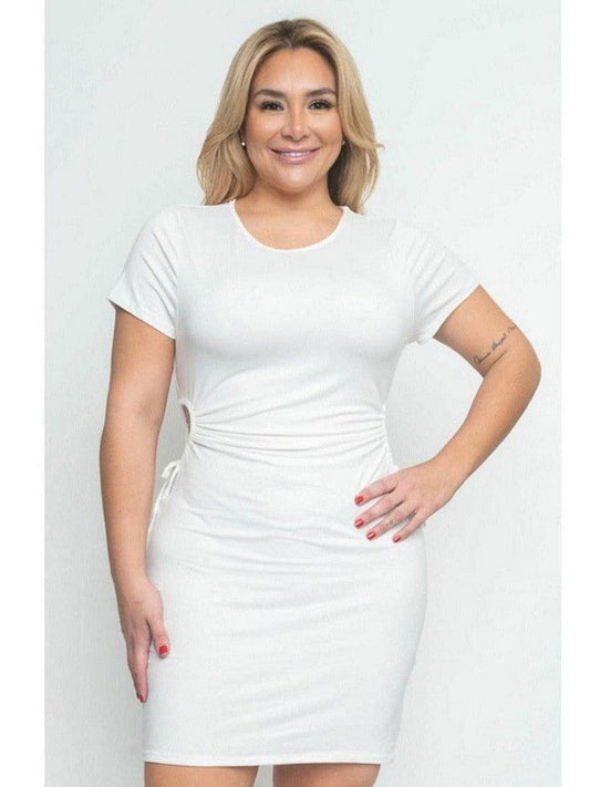 Side Note Plus Size T Shirt Dress 1xl, 2xl, 3xl, NEW ARRIVALS, PLUS SIZE, Plus Size Dress, PLUS SIZE DRESSES Style Your Curves